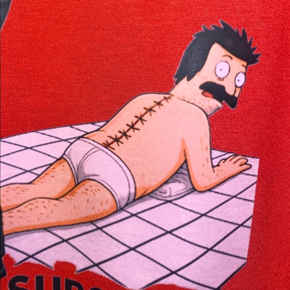 NWT!!  BOB BELCHER- ARCHER- THE SUBSTANCE parody tshirt - Picture 8 of 8